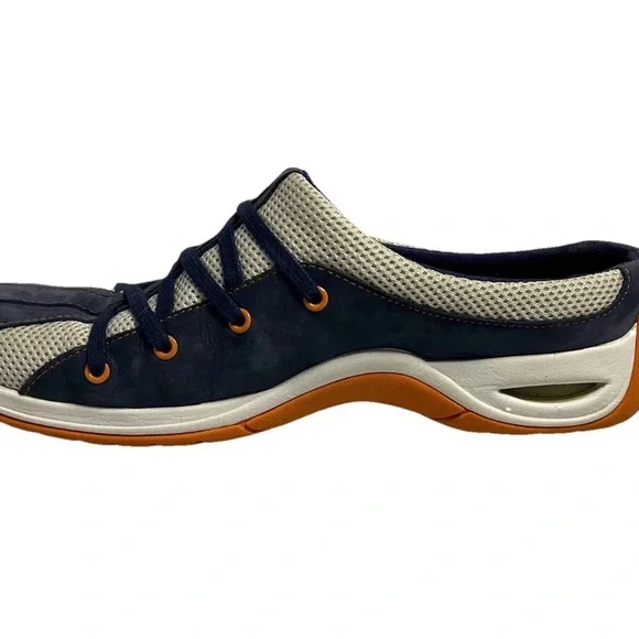 Cole Haan Nike Air Walking Mules Slip On Navy Blue Gray Sneakers Women’s Size 7 - Picture 2 of 15